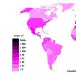 Πυκνότητα παγκόσμιου πληθυσμού